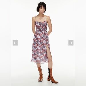 Aritzia Wilfred Genoa Midi Dress